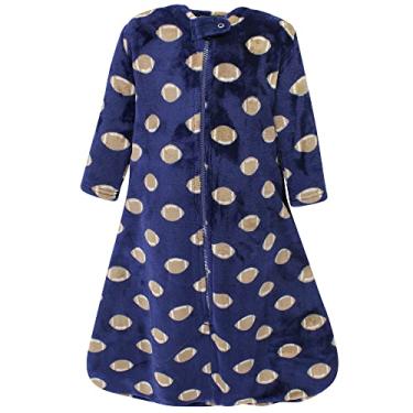 Imagem de Hudson Baby Bolsa de dormir unissex de pelúcia para bebês, saco, cobertor, futebol, 12-18 meses