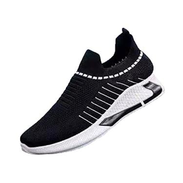 Imagem de Legou Sapatos Masculinos Novos Tênis de Verão Sapatos Casuais Respiráveis Preto222 43.5