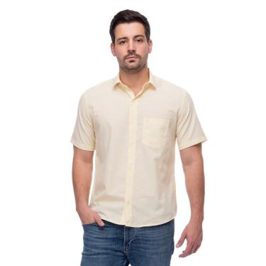 Imagem de Camisa Social Manga Curta Slim Teodoro Masculina Leve