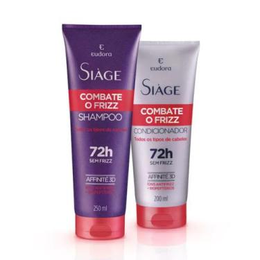 Imagem de Shampoo E Condicionador Combate O Frizz Siàge Eudora