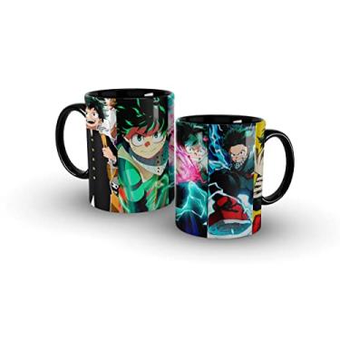 Imagem de Caneca Preta Boku no Hero Izuku Midoriya