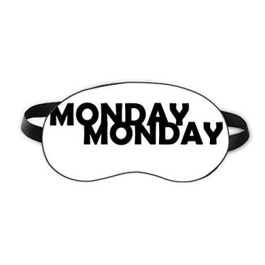 Imagem de Capa para sombra noturna macia com estampa de personagens elegantes Monday Sleep Eye Shield