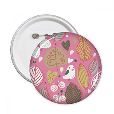 Imagem de Pintura de plantas em folha em pó, broches, emblema, decoração de roupas, 5 peças, presente