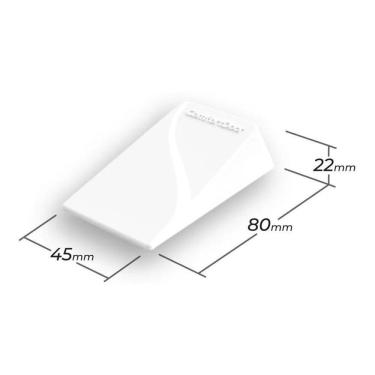 Imagem de Fixador Calço Trava Porta De Borracha Comfortdoor Cinza