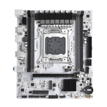 Imagem de X79-Plus LGA 2011 Placa-Mãe, Placa-Mãe M-ATX para Intel Xeon E5 V1 V2, CPU Core i7, PCIe 16X, 4xDDR3, 3xSATA2.0, 10xUSB2.0, 1xNVME M.2