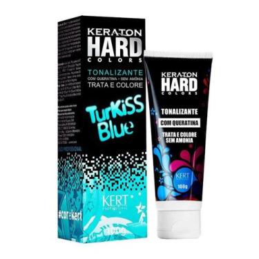 Imagem de Keraton Hard Colors Tonalizante Turkiss Blue   100G - Kert