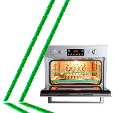 Imagem de XANADU 2 pacotes de protetores de rack de forno - escudos de rack de forno - protetores de borda de rack de forno de silicone resistentes ao calor