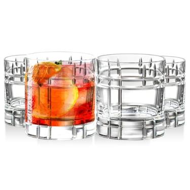 Imagem de Barski Copos duplos de cristal europeu à moda antiga - podem ser lavados na lava-louças para uísque, bourbon e bebidas - Adequado para uso diário e ocasiões especiais conjunto de 113