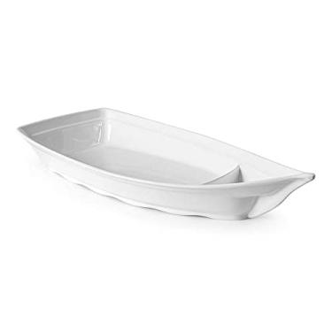 Imagem de Barco para Sushi Sashimi Gourmet Mix Branco 60Cm