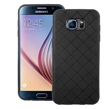 Imagem de Capa de celular para Samsung Galaxy S6 Slim Soft Rubber Case, resistente a choques, resistente, leve, flexível, antiderrapante, slim fit, capa protetora de borracha para celular GlaxayS6 6S S 6 GS6