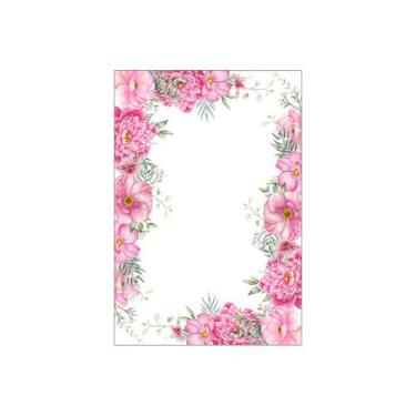 Imagem de Painel De Festa Vertical 1,50 x 2,20 - Floral Rosa 142 - Via Cores
