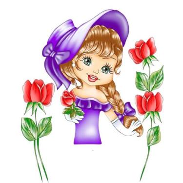 Imagem de Kit 15 Pano Para Fazer Saia Crochê Boneca Artesã Glitter - DRKZA, Nina