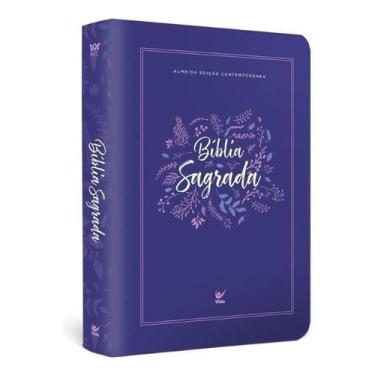 Imagem de Biblia AEC - Letra Gigante - Capa Roxo Folhas Sortido - VIDA EDITORA, 