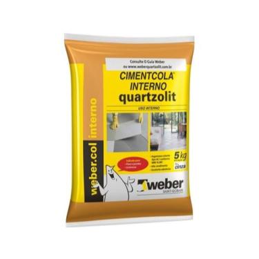 Imagem de Argamassa interna cinza 5kg -  QUARTZOLIT
