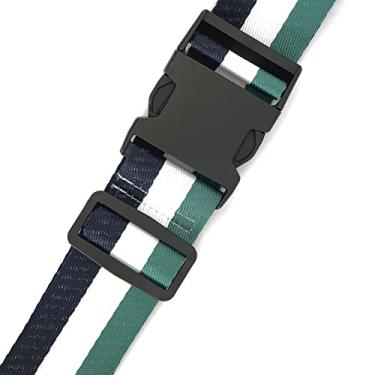 Imagem de ONE K 2 peças de alças de embalagem de colchão de espuma viscoelástica para mudança ou armazenamento (152 x 5 cm, verde tricolor)