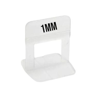 Imagem de Kit 1000 Espaçador Nivelador Porcelanato + 300 Cunhas Cortag, 1,00mm