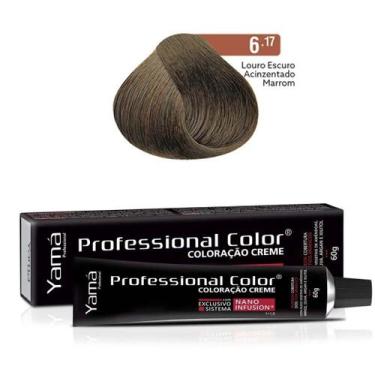 Imagem de Coloração Professional Color 6.17 Louro Escuro Acinzentado Marrom 60g 