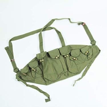 Imagem de Suporte de cartucho bandoleer tipo 56 tipo 56 excedente chinês 7 bolsos Ak 47 bolsas bolsa item original