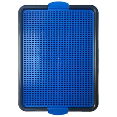 Imagem de Sanitário Canino Xixi Dog Banheiro Pet Tapete Higiênico Cães(Azul)