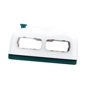 Imagem de Gralara Incubadora de ovos, 8 incubadoras para incubação, fofa, leve, resistente, incubação de ovos, controle automático de temperatura para ovos de pato, Branco Verde