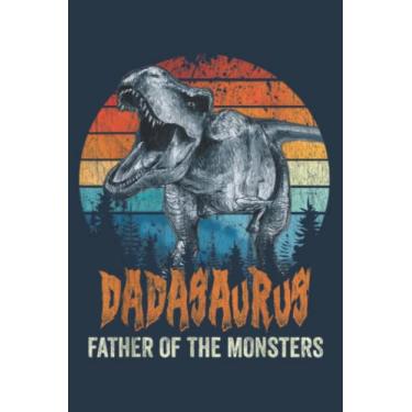 Imagem de Dadasaurus Father Of The Monsters Vintage Fathers day 2020: Study Notebook, 6 x 9 inches, 120 pages
