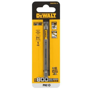 Imagem de Ponta Phillips PH2 MaxFit 3,5" DWAF3PH2-1H DeWalt Unica, Unica, Unico