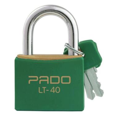 Imagem de Cadeado de Latão 40mm Verde Pado LT-40