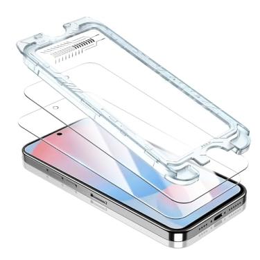 Imagem de Suttkue Protetor de tela para Samsung Galaxy A56 5G com protetor de lente de câmera, rigidez 9H antirarranhões vidro temperado, compatível com capas, antiarranhões (pacote com 2)