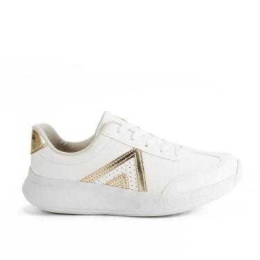 Imagem de Tênis Confortável Casual Feminino Mississipi Mc721, Branco, 35