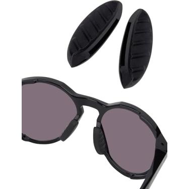 Imagem de Bowyer 1 par de protetores de nariz de substituição compatíveis com óculos de sol Oakley Clifden OO9440 / Forager OO9421 / Plazma OO9019 / Plazma Asian Fit OO9019A - Preto