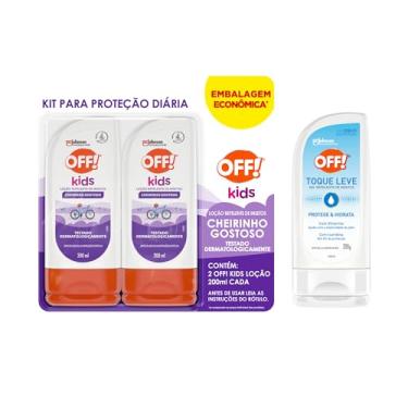 Imagem de OFF! Kit Repelente Icaridina Toque Leve 200g e Kids 400ml