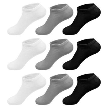 Imagem de Kit 12 Pares Meias Soquetes Menor Preço do Brasil - Genérico