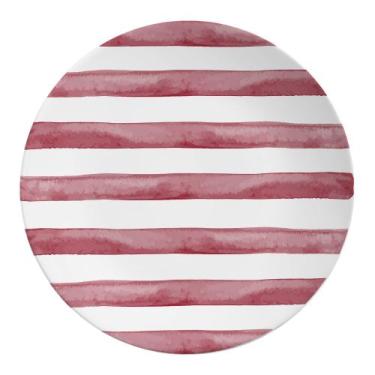 Imagem de Conjunto Com 6 Pratos Raso Coup Pink Trace 29Cm - Alleanza Cerâmica