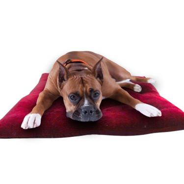 Imagem de Almofada Pet Tufão Gg Luxo Confortavel Macia Gato E Cachorro Vinho