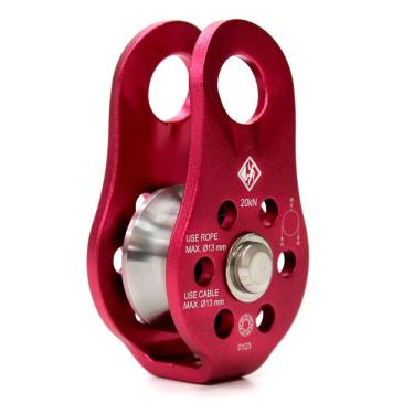 Imagem de Polia Fixa Rolamentada Para Cabo De Aço E Corda Usclimb Ce En 20kn