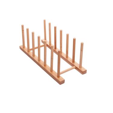 Imagem de Escorredor de Pratos em Bambu 30 x 12 x 12 cm Lyor