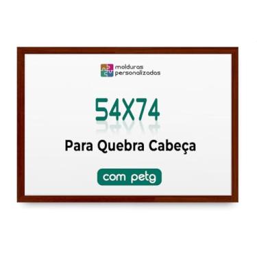 Imagem de Moldura 54x74 cm para Quebra Cabeça Puzzle 1000 Peças com Proteção Petg (Chão de Barro)