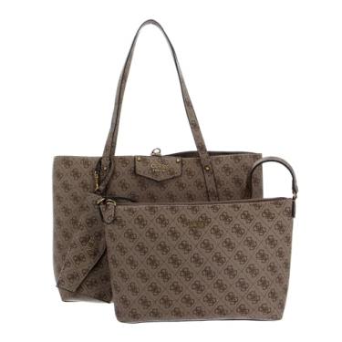 Imagem de GUESS Bolsa Eco Brenton, Logotipo latte