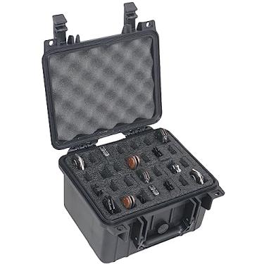 Imagem de Case Club Estojo dobrável com 28 facas – Estojo organizador de viagem e armazenamento com laterais rígidas, serve para uma variedade de facas dobráveis, canivetes suíços, facas de borboleta e muito