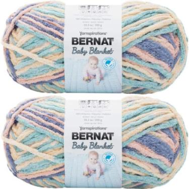 Imagem de Bernat Bulk Buy Baby Blanket Big Ball Yarn (pacote com 2) mini suculentas