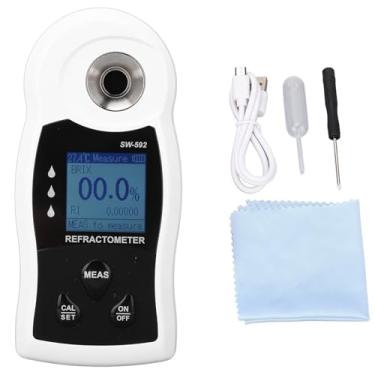 Imagem de Açúcar digital refratômetro de alta precisão 0 32% Brix metro compensação automática de temperatura Fast 3 Segundo leitura para medir suco de frutas bebi alimento doçura abds