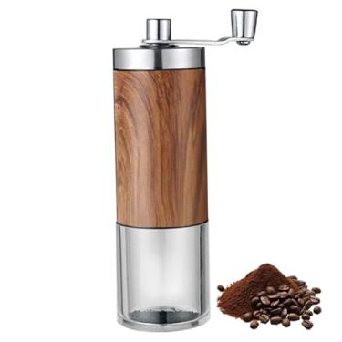 Imagem de Moedor de café portátil manual com alça dobrável para moagem suave para casa, escritório ou acampamento