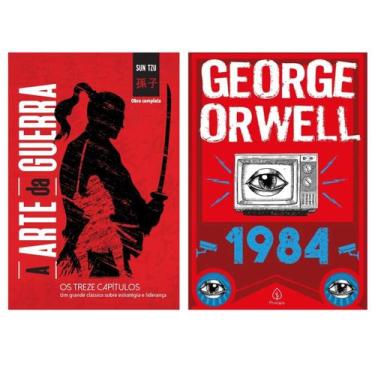 Imagem de Kit 2 Livros Poder e Controle  1984 e A Arte da Guerra - Ciranda Cultu