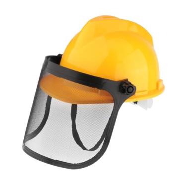 Imagem de shamjina Máscara de proteção facial, capacete florestal, equipamento de proteção, capacete rígido versátil, capa facial para cortar, cortar ervas daninhas,