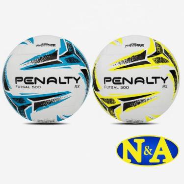 Imagem de Bola Penalty Futsal RX 500 Original Oficial Quadra, Azul