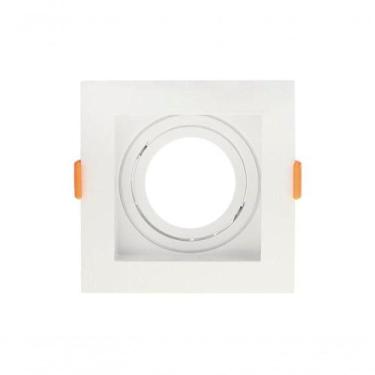 Imagem de Spot Recuado De Embutir Quadrado Móvel Mr16 Branco Taschibra