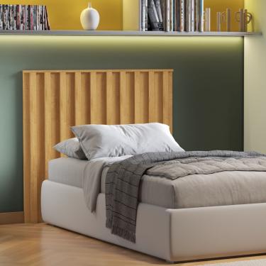 Imagem de Cabeceira Solteiro Ripada 101cm em MDF Vitoria Móveis Europa