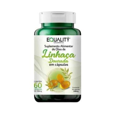 Imagem de Óleo de Linhaça Dourada 500mg Pote 60 Cápsulas em Softgel - Equality S