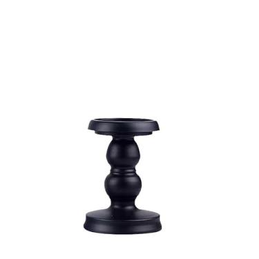 Imagem de Castiçal votivo estilo europeu castiçal de ferro criativo à luz de velas adereços de jantar ornamentos de casamento decorativo suporte de vela de mesa decoração de sala de jantar