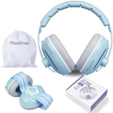 Imagem de Orejeras para Bebé Momfree 2 en 1 con Reducción de Ruido Ajustable